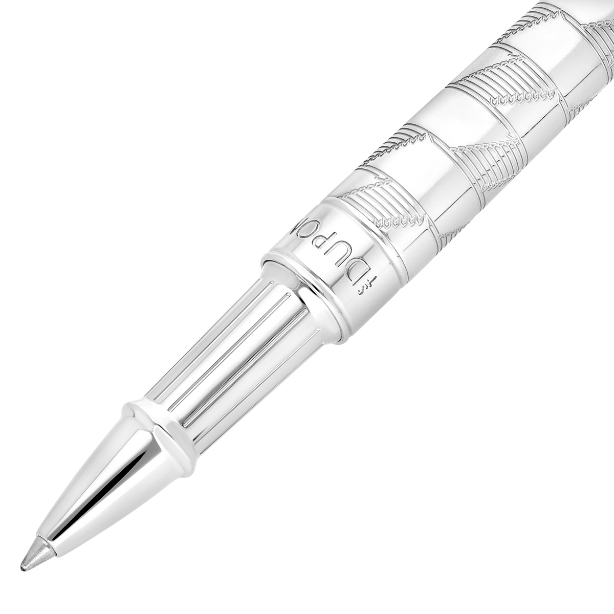Rollerball ST Dupont Line D Eternity Monogram, Edizione Limitata, Argento