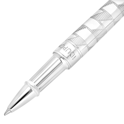Rollerball ST Dupont Line D Eternity Monogram, Edizione Limitata, Argento