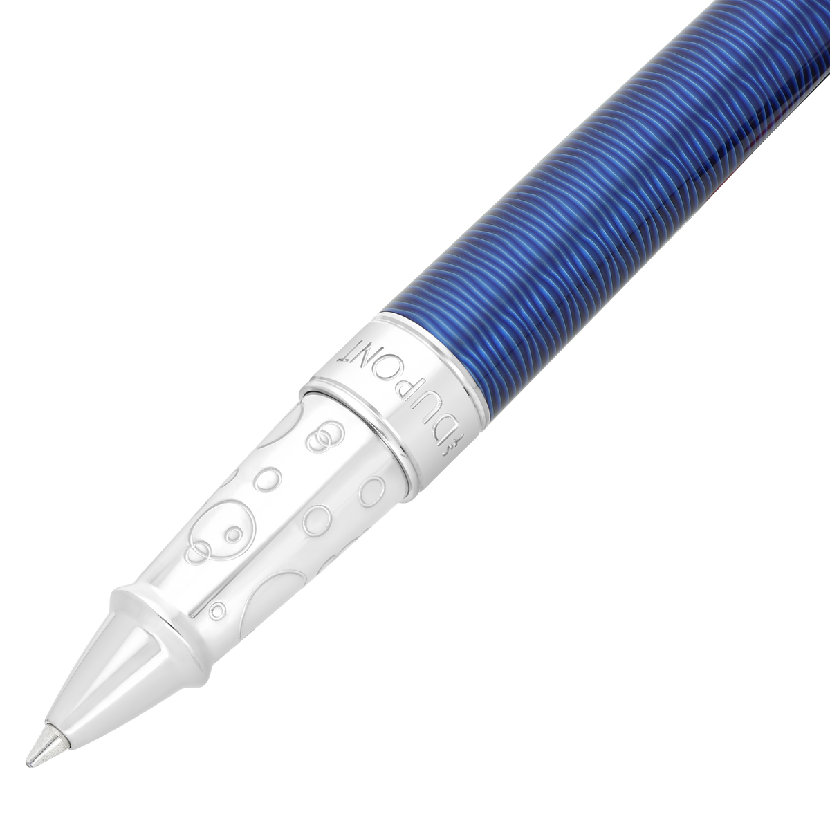 Roller ST Dupont Ligne D Eternity 20000 Lieues Sous Les Mers, Palladium, Édition Limitée, Bleu Golfe