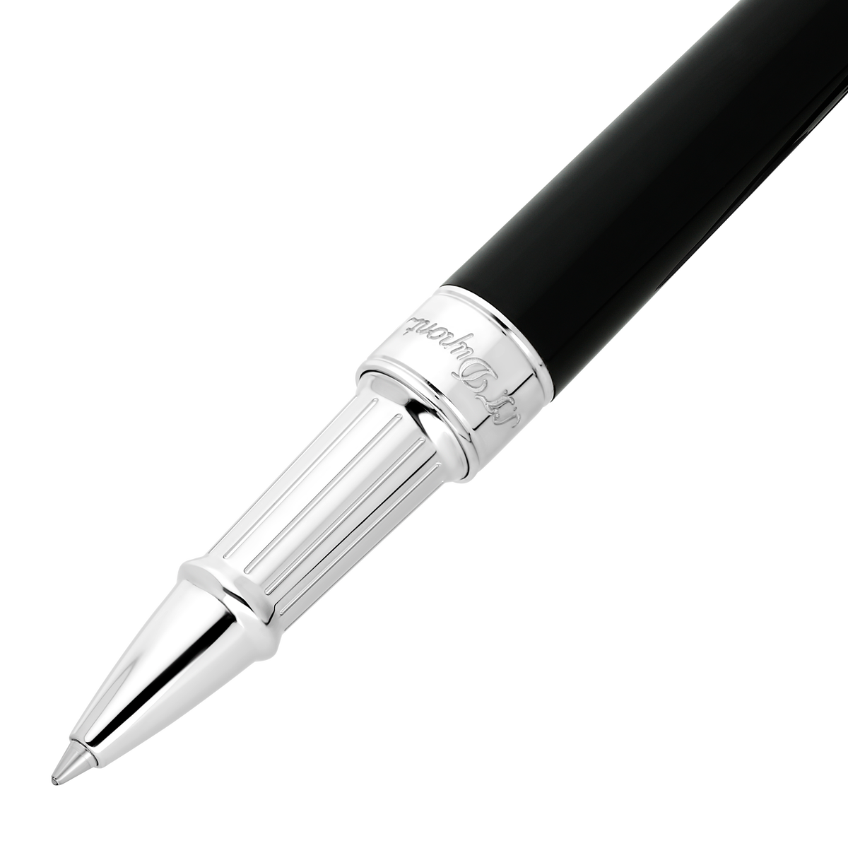 ST Dupont Tintenroller Line D Eternity Eternity, Palladium, Schwarz
