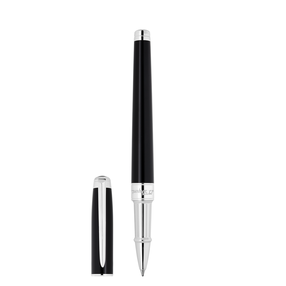 ST Dupont Tintenroller Line D Eternity Eternity, Palladium, Schwarz