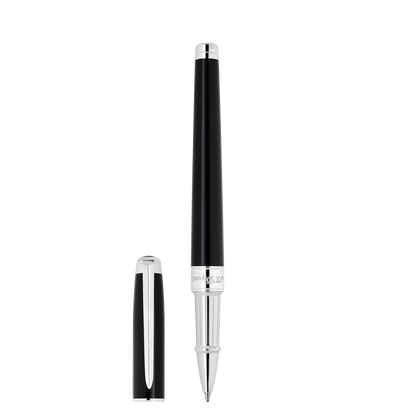 ST Dupont Tintenroller Line D Eternity Eternity, Palladium, Schwarz