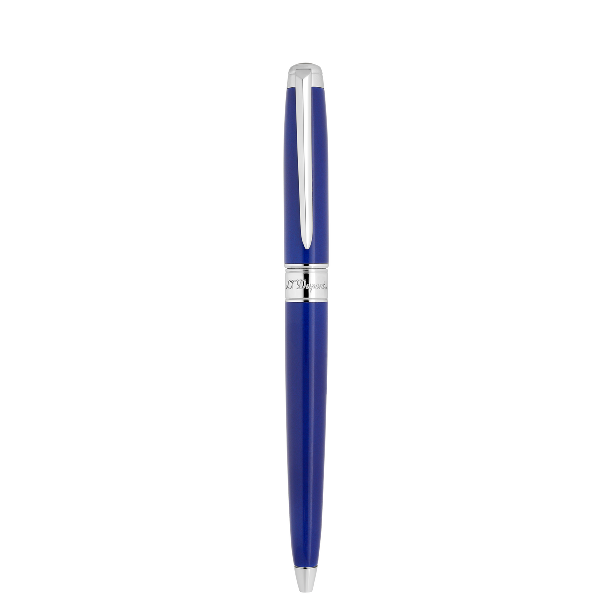 Stylo bille ST Dupont Ligne D Eternity Eternity, palladium, bleu indigo
