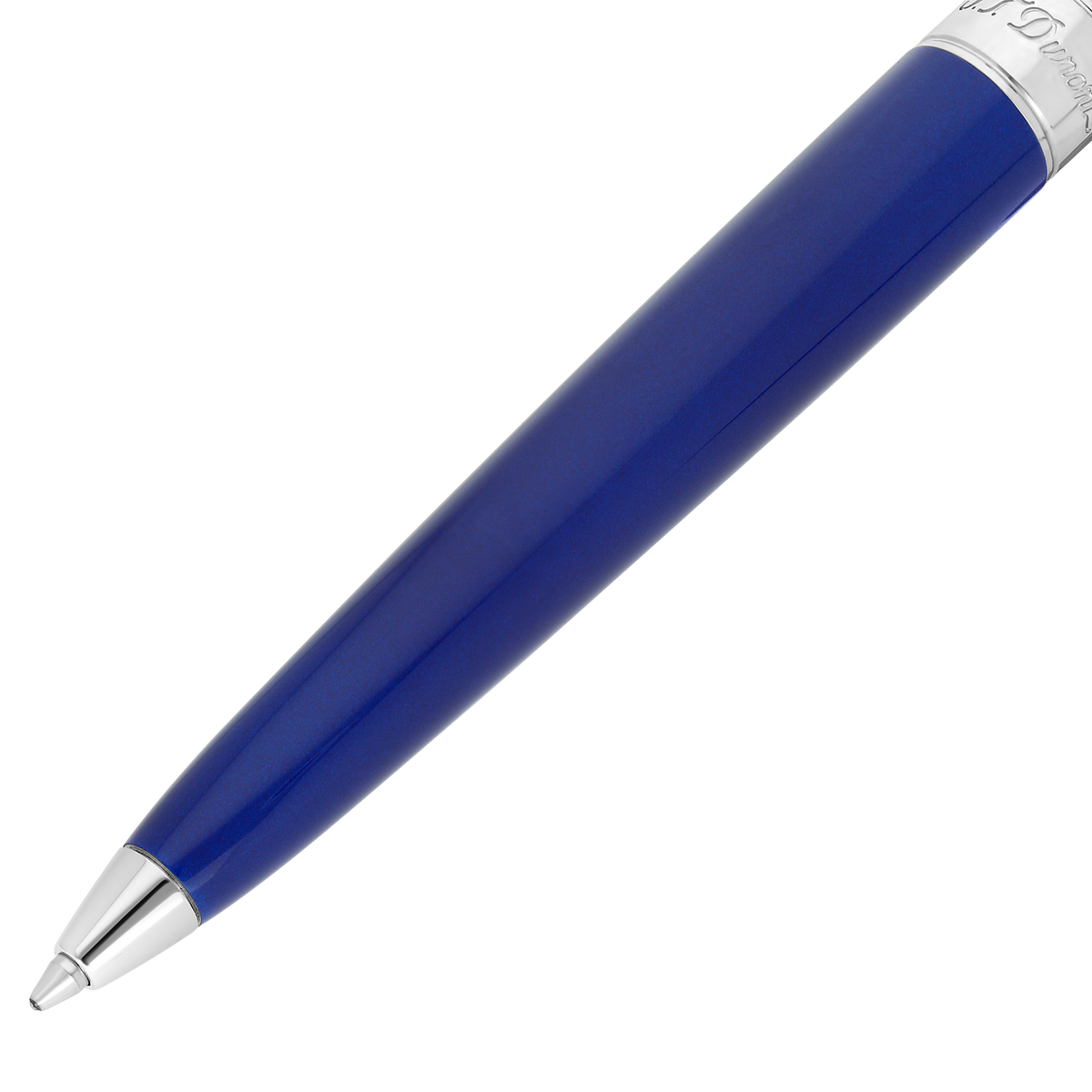 Stylo bille ST Dupont Ligne D Eternity Eternity, palladium, bleu indigo