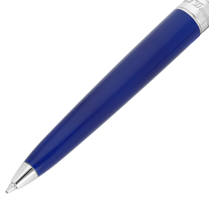 Stylo bille ST Dupont Ligne D Eternity Eternity, palladium, bleu indigo