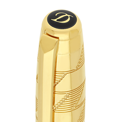 Penna a sfera ST Dupont Line D Eternity Monogram, ed. lim., dorata