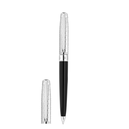 Penna a sfera ST Dupont Line D Eternity Fire X, palladio, ed. lim., nera