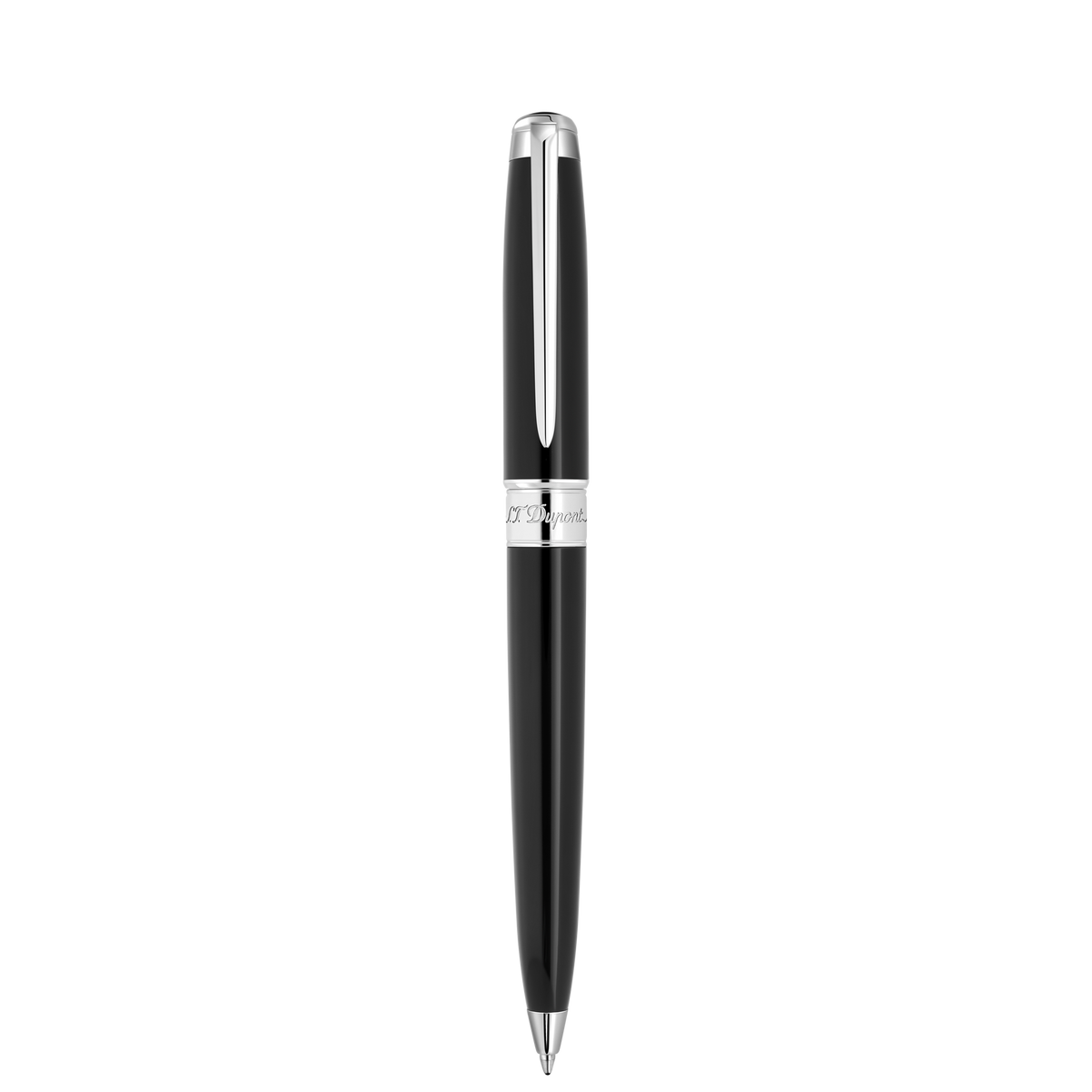 ST Dupont Kugelschreiber Line D Eternity Eternity, Palladium, Schwarz