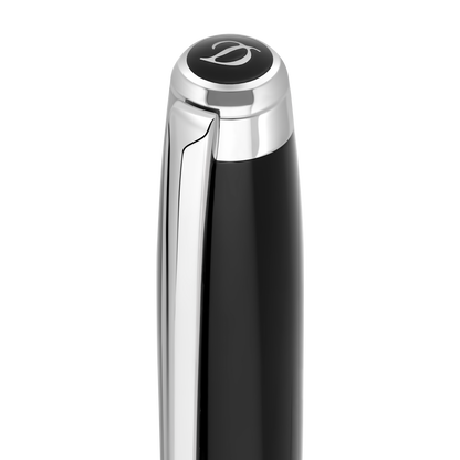 ST Dupont Kugelschreiber Line D Eternity Eternity, Palladium, Schwarz