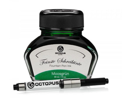 Octopus Fluids Schreibtinte Classic Moosgrün mit Konverter