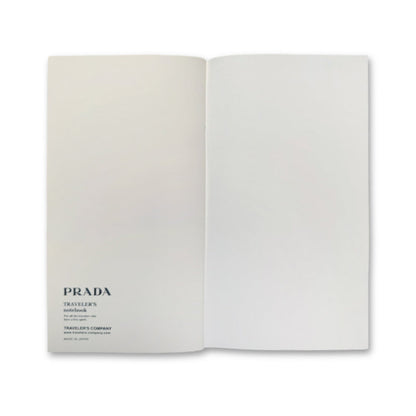 PRADA Ricambio Notizbuch Travel Journal Nero und Bianco