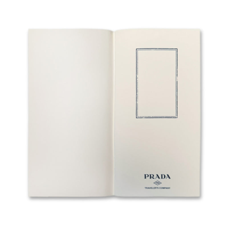 PRADA Ricambio Notizbuch Travel Journal Nero und Bianco