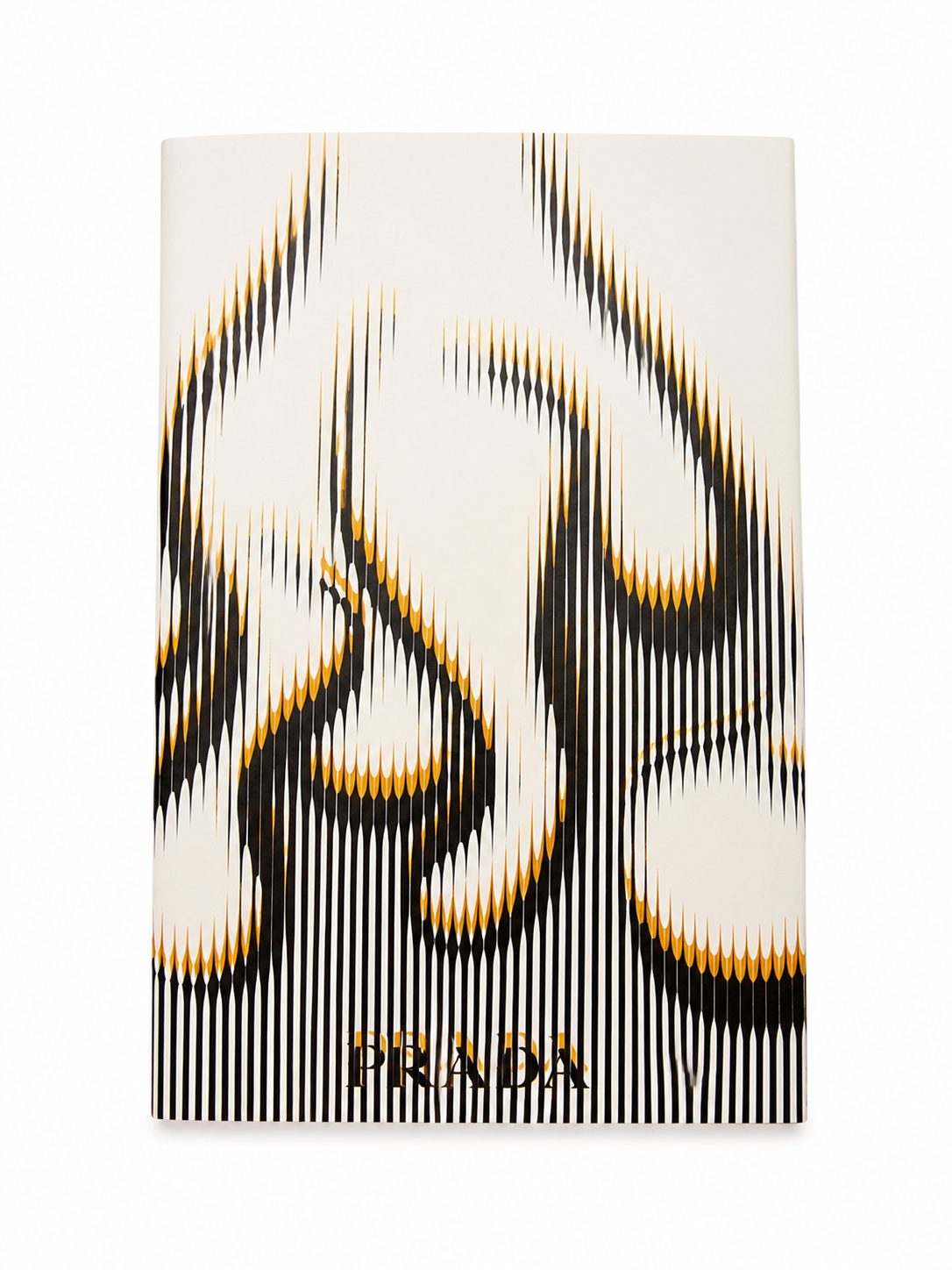 PRADA Carnet de notes de rechange Travel Journal Blanc+Jaune