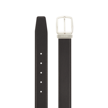 ST Dupont Accessories Line D Belts, Palladium, Schwarz