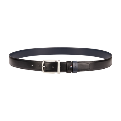ST Dupont Accessories Line D Belts, Palladium, Schwarz