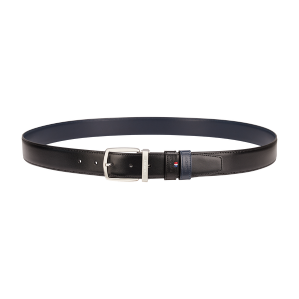 Accessori ST Dupont, cinture Line D, palladio, nero