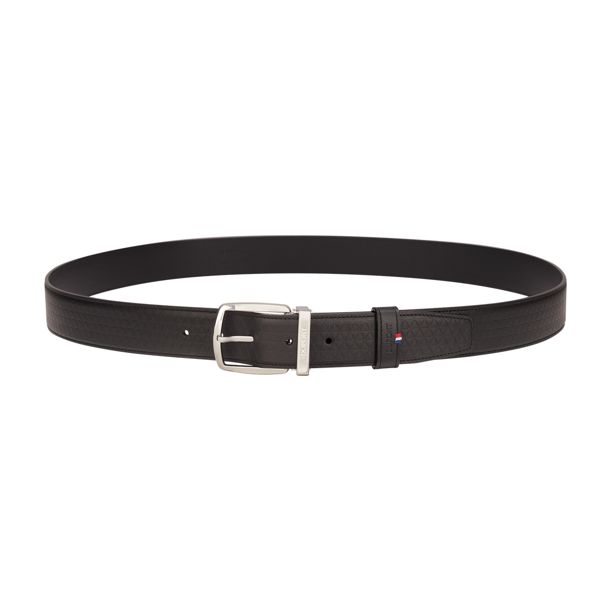 ST Dupont Accessoires Ceintures Line D, Palladium, Noir