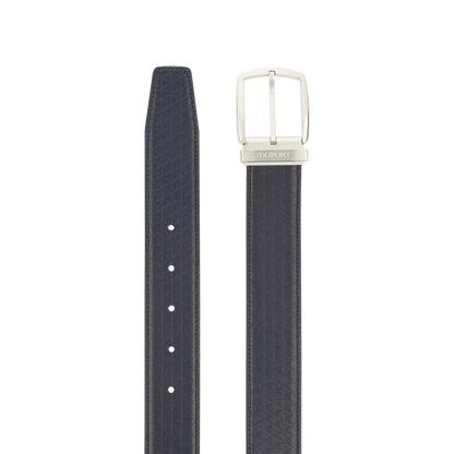Accessori ST Dupont Cinture Line D, Palladio, Blu scuro