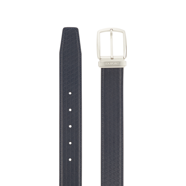 Accessori ST Dupont Cinture Line D, Palladio, Blu scuro