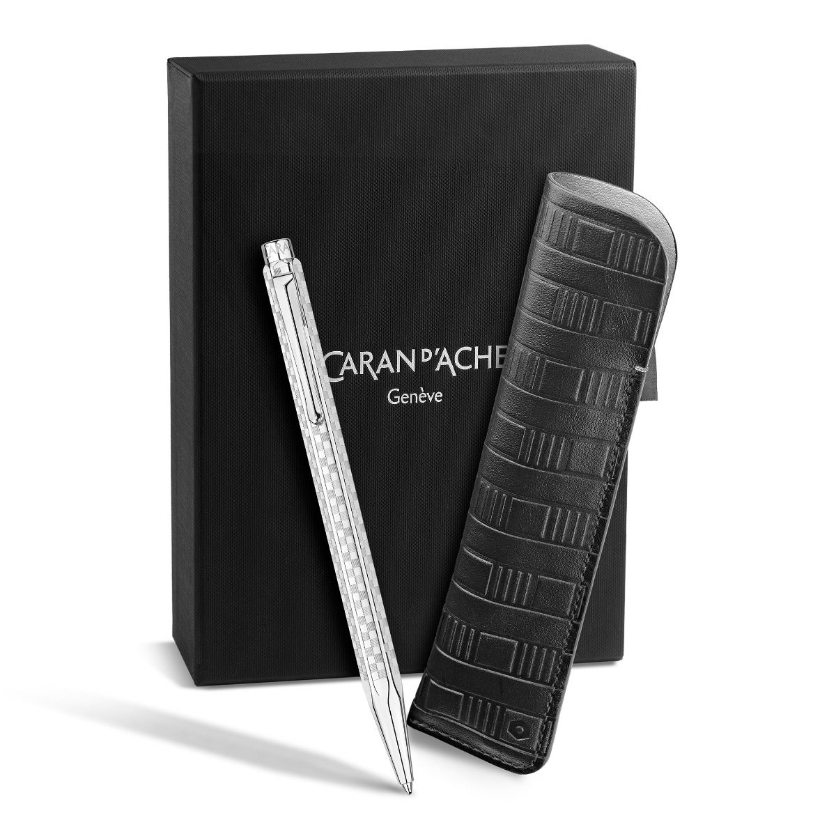 Caran d'Ache, Stylo bille Ecridor Set, Gris argenté