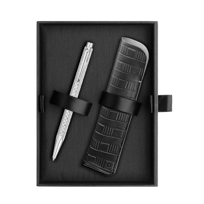 Caran d'Ache, Stylo bille Ecridor Set, Gris argenté