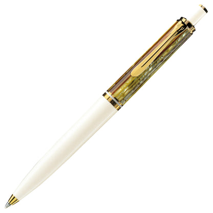 Pelikan, penna a sfera Souverän K400, tartarugato bianco