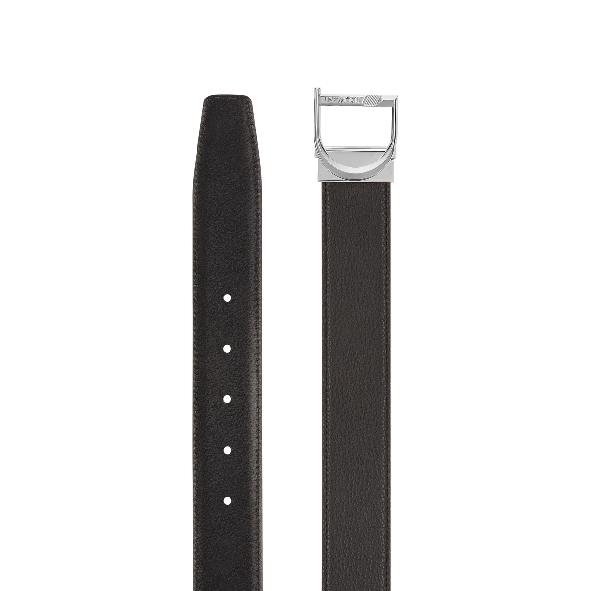 ST Dupont Accessories D Logo Belts, Palladium, Schwarz