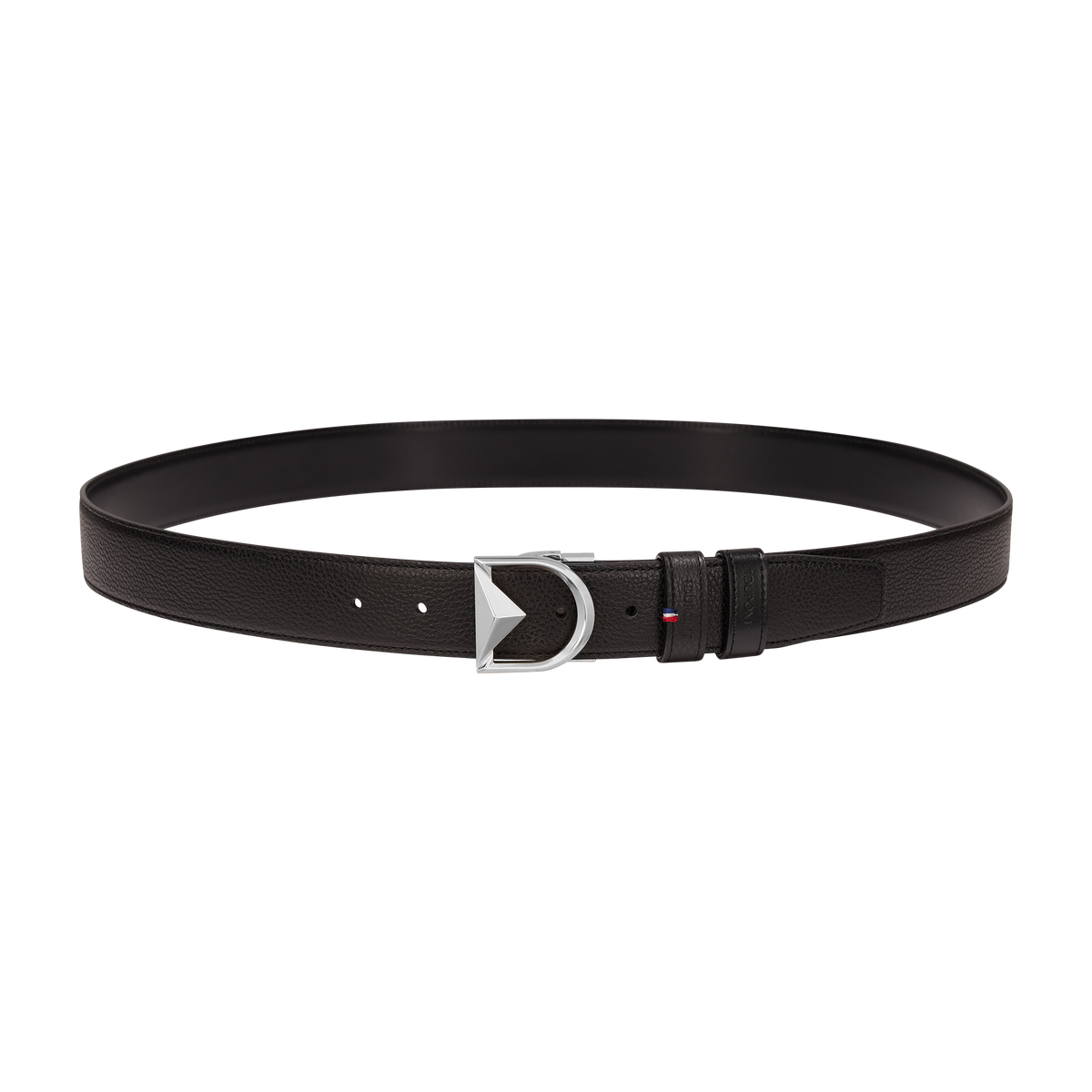 ST Dupont Accessories D Logo Belts, Palladium, Schwarz