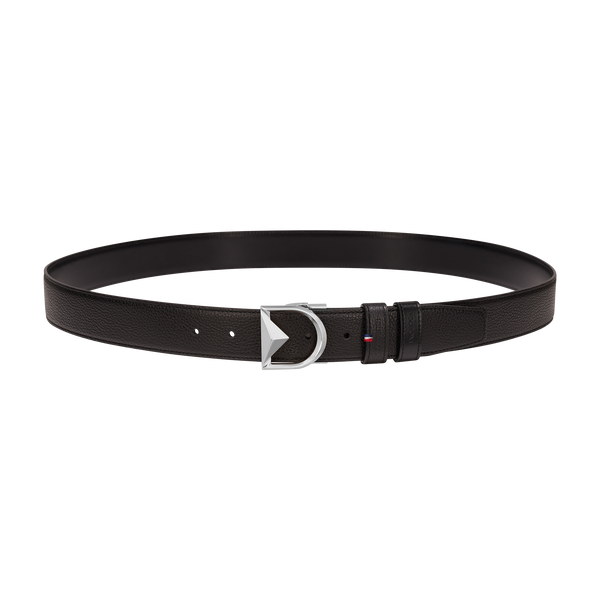 Cinture con logo D ST Dupont, palladio, nero