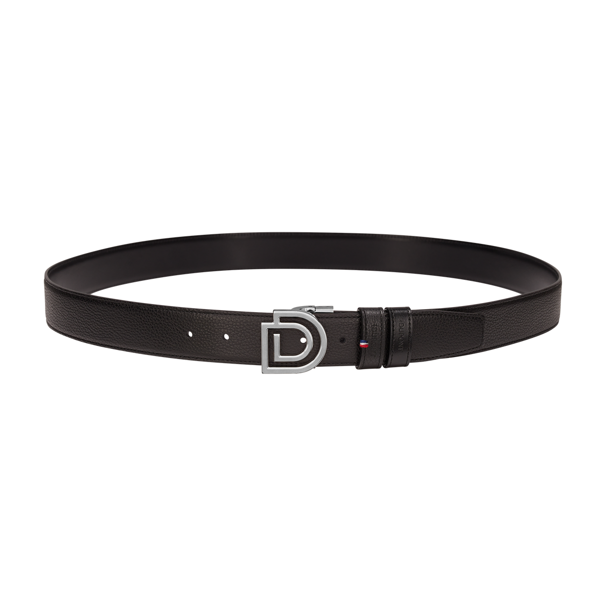 ST Dupont Accessories D Logo Belts, Palladium, Schwarz