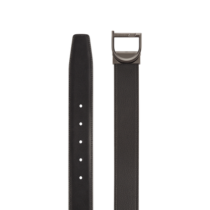 Cinture ST Dupont Accessories con logo D, nero