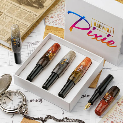 Set BENU Pixie in acciaio inox, Metallic Dust