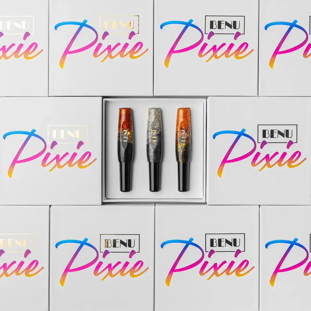 Set BENU Pixie in acciaio inox, Metallic Dust