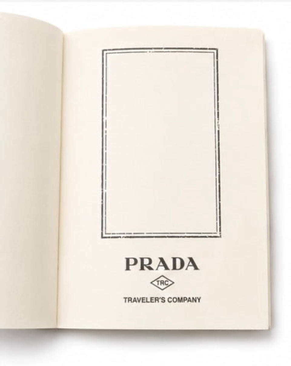 PRADA Recharge Carnet de notes Journal de voyage Sabbia Camouflage