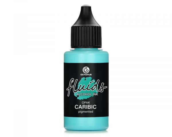 Encre Alcool Octopus Fluids OPAQUE Bleu Caraïbes