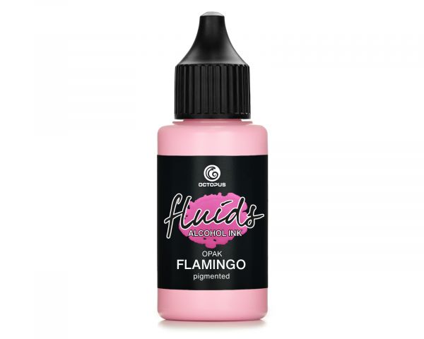 Inchiostro a base di alcol Octopus Fluids, pastello opaco, rosa fenicottero