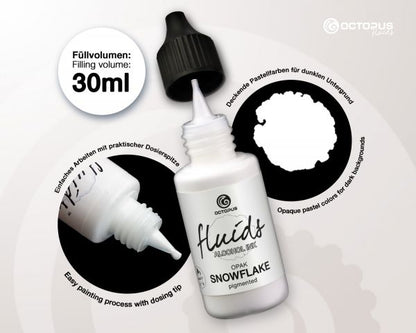 Set di inchiostri a base di alcol OPAK Octopus Fluids, 14 colori, coprenti, ad asciugatura rapida
