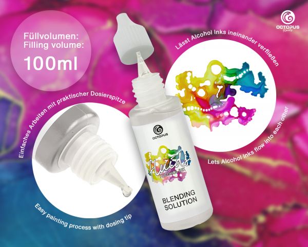 Soluzione miscelante Octopus Fluids Extender per inchiostri a base alcolica incolore 1 litro