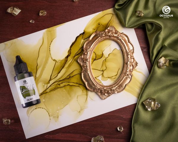 Encre à alcool Octopus Fluids Olive 30 ml
