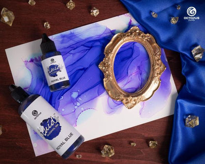 Inchiostro a base di alcol Octopus Fluids Basic Royal Blue 100 ml