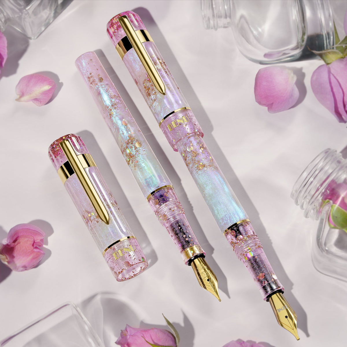 Stylo plume BENU Tribute Rose de Mai