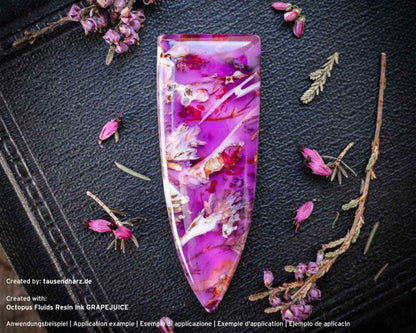 Octopus Fluids Resin Ink GRAPE JUICE Violetto trasparente