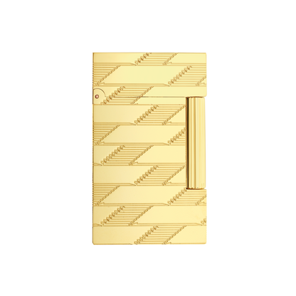 Briquet ST Dupont Ligne 2 Monogram, Édition Limitée, Doré