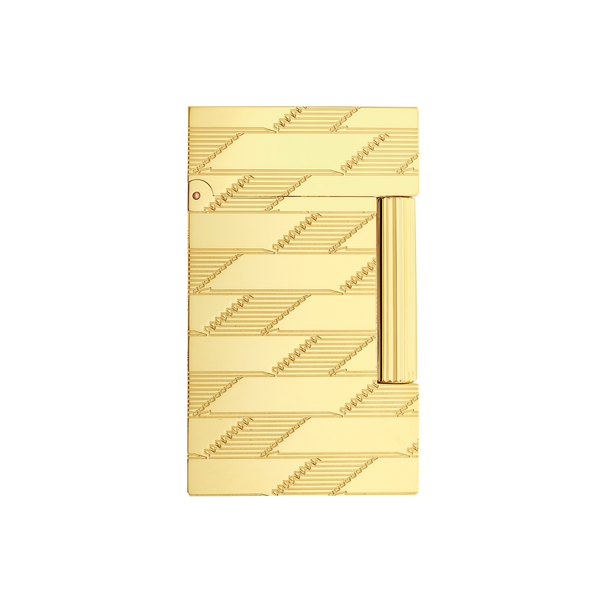 Accendino ST Dupont Ligne 2 Monogram, Ediz. Lim., Dorato