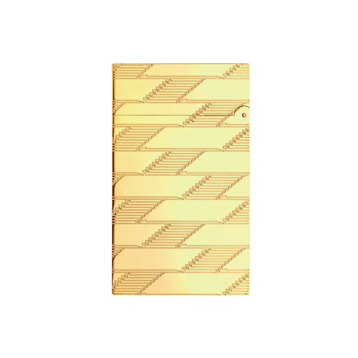 Briquet ST Dupont Ligne 2 Monogram, Édition Limitée, Doré