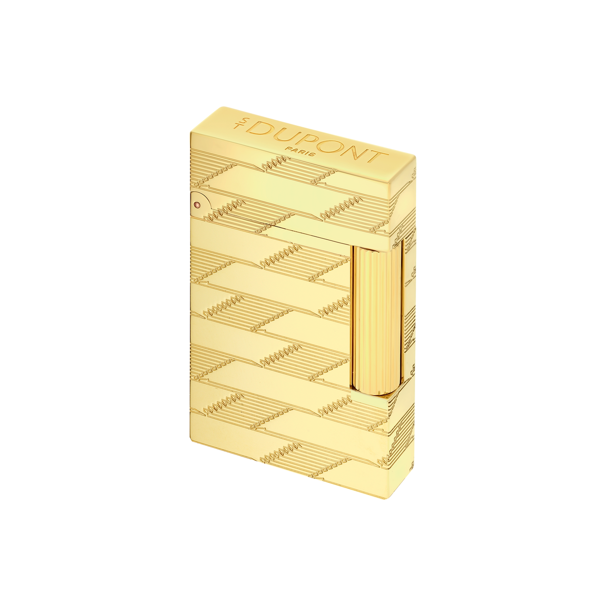 Briquet ST Dupont Ligne 2 Monogram, Édition Limitée, Doré