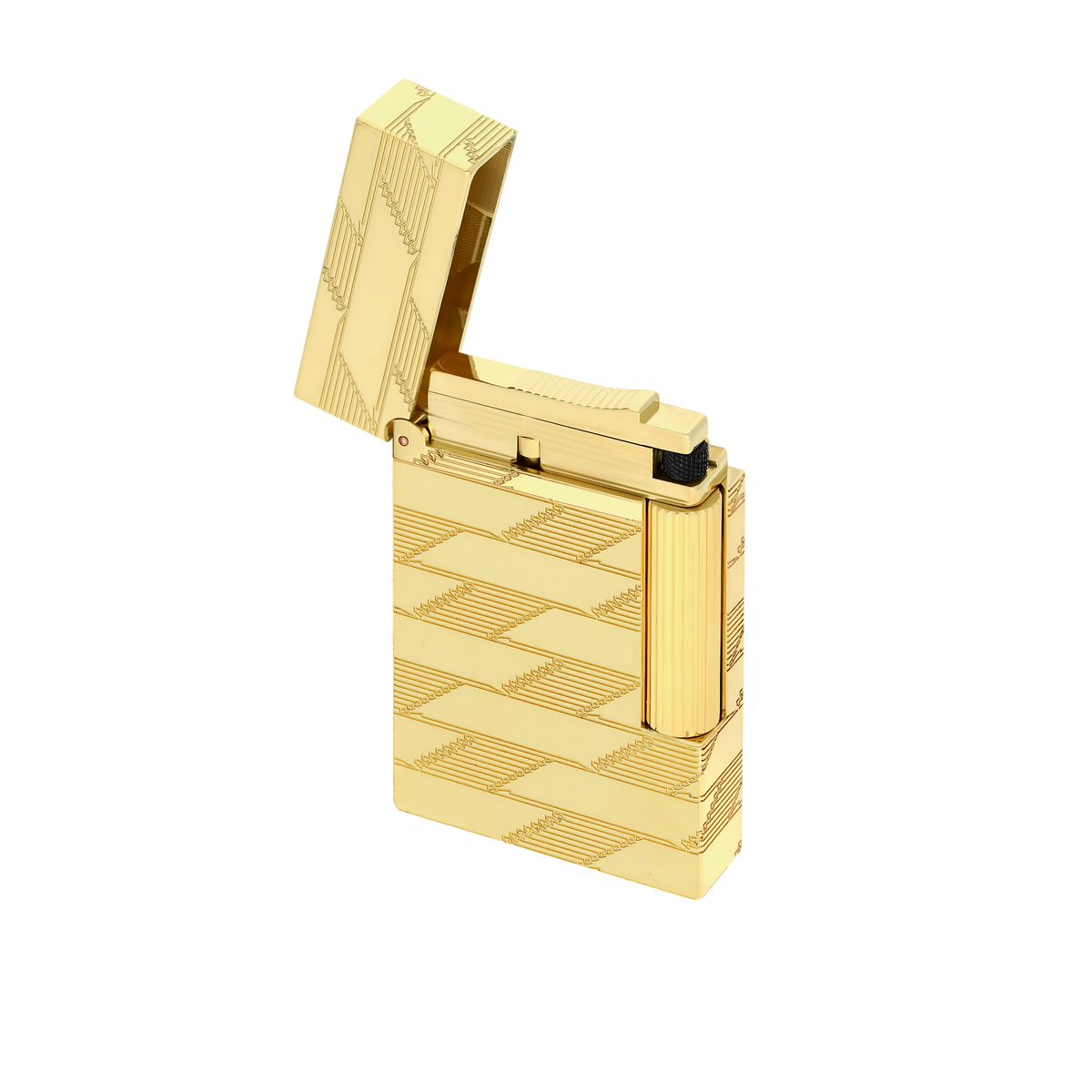 Briquet ST Dupont Ligne 2 Monogram, Édition Limitée, Doré