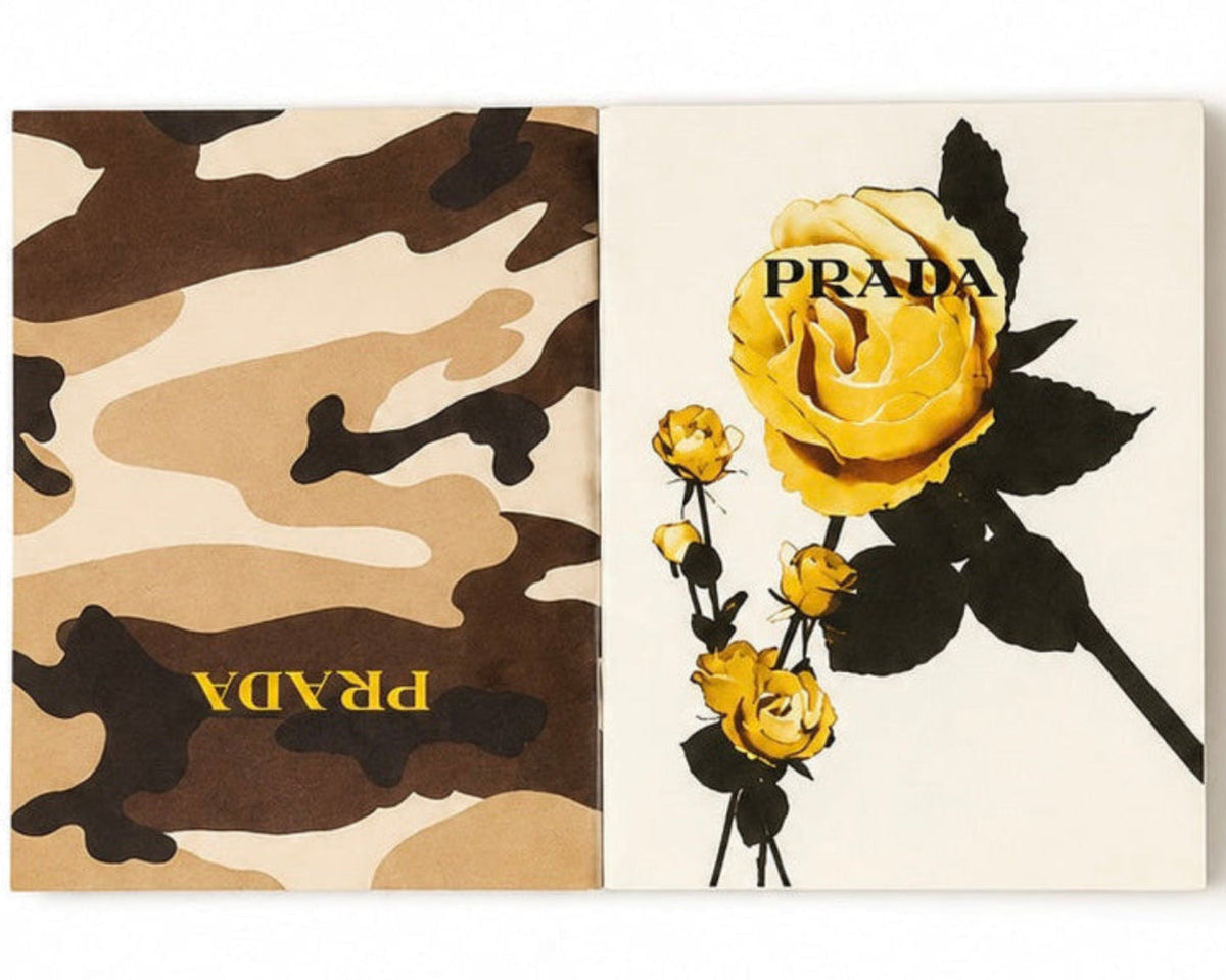 PRADA Recharge Carnet de notes Journal de voyage Sabbia Camouflage