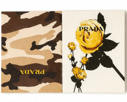 PRADA Recharge Carnet de notes Journal de voyage Sabbia Camouflage