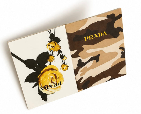 PRADA Recharge Carnet de notes Journal de voyage Sabbia Camouflage